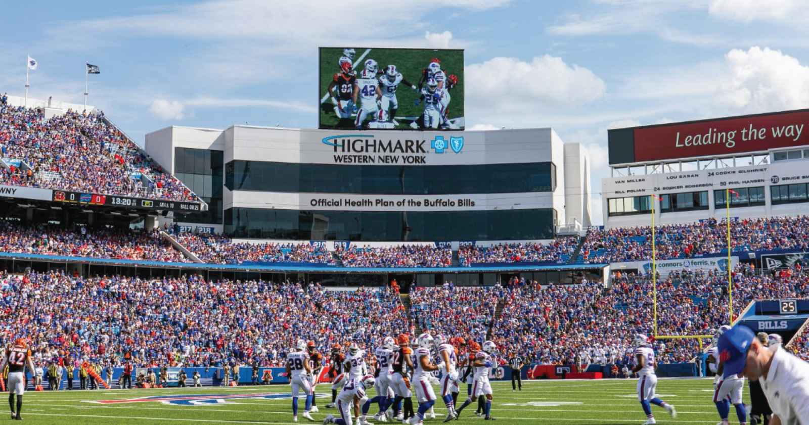 Buffalo Bills Highmark Stadium Rebrand Flexlume